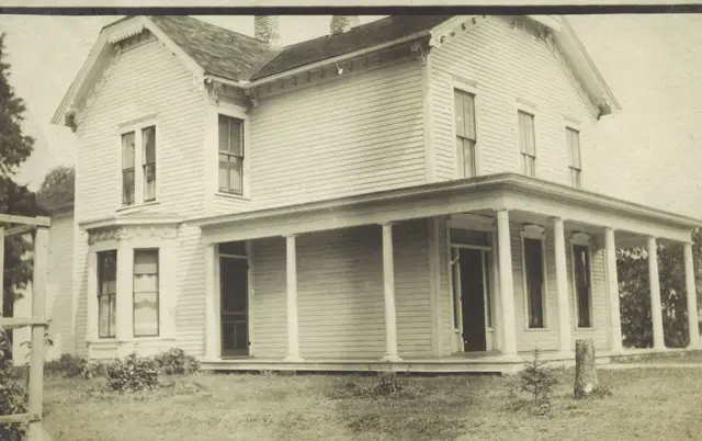 House with wrap-around porch